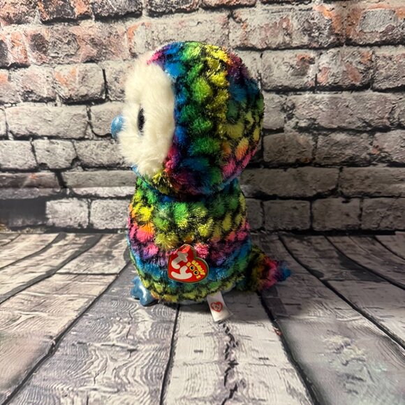 TY ARIA the OWL Beanie Boo Buddy Medium 10” Claire’s Exclusive/Retired - NEW - Picture 2 of 12